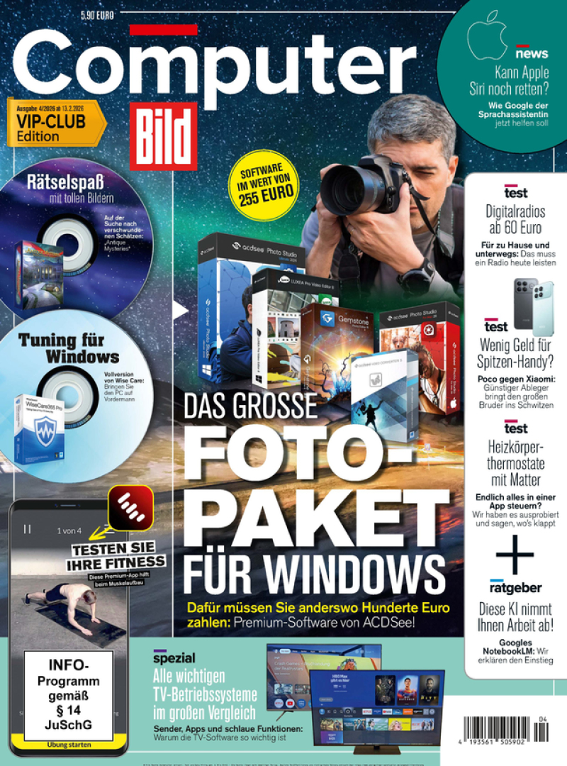 Computer BILD mit DVD