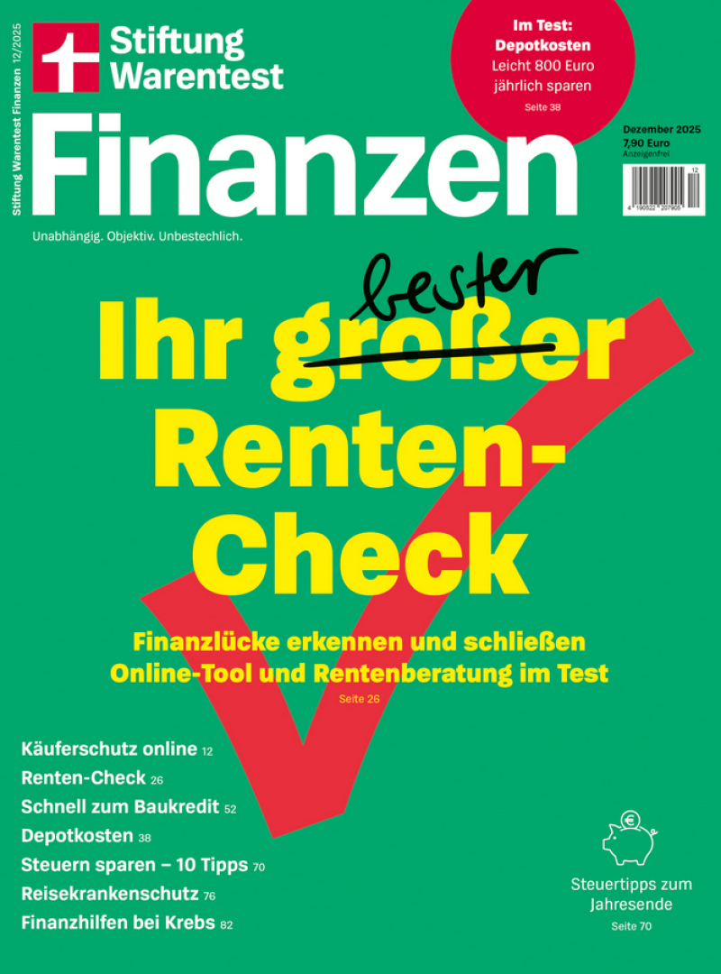 Stiftung Warentest Finanzen